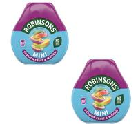 Robinsons Mini Passion Fruit & Mango 2-Pack (66ml Each) - Highly Concentrated Low Calorie Soft Drink - Packed by Black Nore Gifts