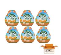 Robinsons Mini Squash Orange No Added Sugar 6 x 66ml - Low Calorie Concentrated Fruit Drink, Portable On-the-Go Diluting Juice