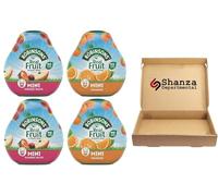 Robinsons Squash’d - 2 Flavour Pack - 2X Robinsons Orange and 2X Robinsonss Summer Fruits - No Added Sugar - Real Fruit in Every Drop