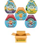 Robinsons Squash’d Mini 5 Flavour Pack - Summer Fruits, Mango & Passion Fruit, Orange, Apple & Blackcurrant, Lemon & Lime - No Added Sugar - Real Fruit in Every Drop