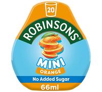 Robinsons Mini - No Added Sugar - Low Calorie - Orange - Makes 20 Drinks Per Pack