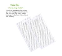 Robit Replacement V7s 14 * 9 * 5 10pcs/lot Robot Vacuum Cleaner HEPA Filter Replacement for ILife Robot Vacuum Cleaner, V3, V3S, V3S Pro, V5, V5S, V5S Pro (white)