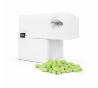 Robito Vaina Baby 2026 | Electric Machine for Shelling Small Beans - Pea Sheller | One-Button Start | Quickly Grate | Self-contained Blades and Rollers, White, Plastic (Small Beans)