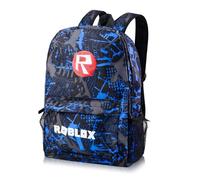 Robl Backpack, Teen Game School Backpack, Rob-lx Children Primary Schoolbag, Children's School Backpack, 17 Inch Large Capacity Travel Rucksack Waterproof Boys Girls Book Bags for Aged 3-12 Years