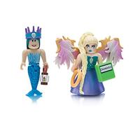 Roblox Celebrity Collection - Neverland Lagoon: Crown Collector + Royale High School: Enchantress Two Figure Bundle [Includes 2 Exclusive Virtual Items]