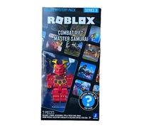Roblox Deluxe Mystery Pack Action Figure Series 1 2 - Includes Exclusive Virtual Item (Choose Figure) (Combat Rift: Master Samurai)