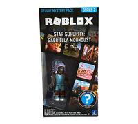 Roblox Deluxe Mystery Pack Action Figure Series 1 - Includes Exclusive Virtual Item (Choose Figure) (Star Sorority: Gabriella Moondust)