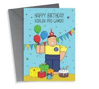 Roblox pro gamer birthday card