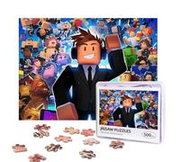 roblox Puzzles 500 Pieces Personalized Jigsaw Puzzles Photos Puzzle with Storage Bag Challenging Picture Puzzle for Adults Home Decor Wedding (52x38 CM)