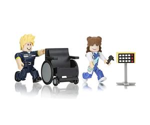 Roblox ROB0635 Action Collection: Game Pack-Brookhaven: St. Luke's Hospital [Includes Exclusive Virtual Item], Multi, 2.54 x 1.27 x 7.62 cm