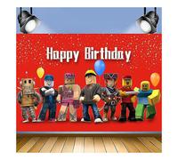 (Roblox style05) Multiple Styles Kids Birthday Party Photography Background Backdrop Photo Studio Birthday Decors