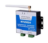ROBMNE 1 PCS Blue Metal RTU5024 GSM Gate Opener Automatic Gate Access Controller 4G GSM Gate Opener Free Phone Garage Remote Control