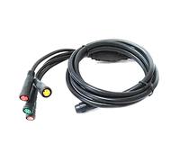 ROBMNE 1 PCS E-Bike 1T4 E-Bike Extension Cord Cable Waterproof Connector Replacement Parts Accessories for Electric Bicycle Brake Display Throttle Cycling Part.