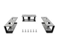 ROBMNE 3-Piece Off-Stage Laptop Bracket, Under-Table Laptop Tray, Adjustable, Secure, Scratch-Proof, Silver