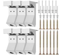 ROBMNE 30Pcs Squeaky Floor Repair Kit, Alloy Floor Squeak Screws Kit Space Fixer Set for 5/8Inch and Thicker Floors Easy Install Easy to Use