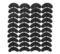 ROBMNE 40PCS 20-Pair Rubber Heel Savers Toe Plates Taps DIY Shoe Repair Pads Size:56 * 24 * 3.1MM