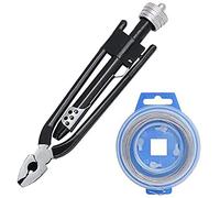 ROBMNE 6Inch Aircraft Wire Twisting Pliers Set Lock Twist Twister Tool / 30M Roll 0.8mm Stainless Steel Lock Wire