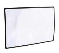 ROBMNE Reading support sheet Magnifier Magnifying glass 3-zoom Black