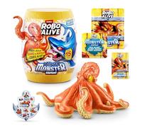 Robo Alive Deep Sea Monster Surprise (Octopus) by ZURU, Surprise Unboxing and Electronic Animal Toy for Boys