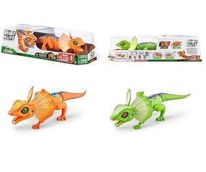 Robo Alive Lurking Lizard Series 3 (Green) Light Up Battery-Powered Robotic Toy With Realistic Movements