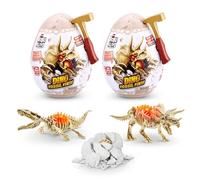 Robo Alive Mini Dino Fossil Find (2 Pack, Mosasaur & Triceratops) by ZURU Boys 4-8 Dig and Discover, STEM, Excavate Prehistoric Fossils, Educational Toys, Great Science Kit Gift for Girls and Boy