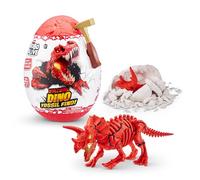 ROBO ALIVE Volcano Dino Fossil Find Triceratops by ZURU Boys 4-8 Dig and Discover, STEM -Excavate Prehistoric Fossils, Educational Toys, Great Science Kit Gift (Triceratops)