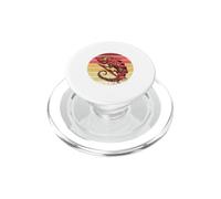 Robo Chameleon Reptile Lizard Lover Reptile Zoo Keeper PopSockets PopGrip for MagSafe