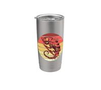 Robo Chameleon Reptile Lizard Lover Reptile Zoo Keeper Stainless Steel Insulated Tumbler