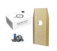 ROBO CLAWS 18 x Titanium Replacement Blades for Robotic Lawnmower - With Storage Box & T25 Torx Screws with Safety Lacquer - 0.75mm - Fits Husqvarna, Gardena, Yard Force - Rustproof & Shatterproof (18