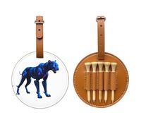 Robo-Panther Stalk Brown Golf tee Storage Bag - Easy to Carry Around and More efficient in Playing Golf