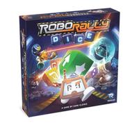 Renegade Games : Robo Rally Dice - Competitive Racing Robot Board Game, Standalone Or Expansion, Obstacles & Sabotage, Age 14+, 2-4 Players, 30-45 Min