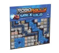 Renegade Game Studios | Robo Rally: Wet & Wild | Board Game Expansion | Ages 12+ | 2-6 Players | 30-60 Minutes Playing Time