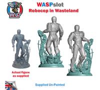 Robocop In Wasteland Set Unpainted Figure and Base 1:18 Scale Wasp