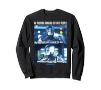 RoboCop Me Avoiding Hanging Out With People Meme Sweatshirt