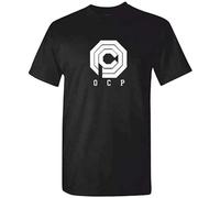 Robocop T-Shirt Mens OCP Omnicorp Retro DVD Movie Gift Present Tee Black L