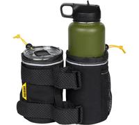 ROBOCUP Insulated Dual Extreme Drink Holder with Rubberized Straps, Ruggedized Design for Boating, Offroad, Work and More
