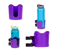 ROBOCUP Plus, Add-On Accessory XL Extension Cup Holder, Larger Drink Capacity of 3.75" / 95mm, for Nalgene, HydroFlask, Yeti, Camelbak, Mugs, Wine Glasses, Tumblers (Includes 1) (Purple)