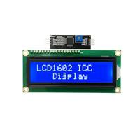 RoboRider Labs LCD1602 I2C Display Module (Blue Backlight) - Single Pack 16x2 Character LCD for Robotics, Microcontroller & STEM Education Projects
