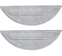 roborock 2 Pack Vibrating Mop Cloths, Compatible with Saros 10 Robotic Vacuums, Washable and Reusable Soft Mopping Pad Replacement Accessories
