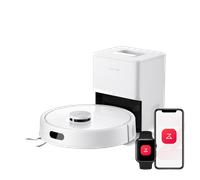 roborock Q7 L5+ Robot Vacuum Cleaner, Self-Emptying, 8000 Pa Suction, Dual Anti-Tangle System, APP-Controlled Mopping, Electronic Water Tank, PreciSense LiDAR Navigation, Ideal for Pet Hair, White