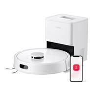 roborock Q7 L5+ Robot Vacuum Cleaner, Self-Emptying, 8000 Pa Suction, Dual Anti-Tangle System, APP-Controlled Mopping, Electronic Water Tank, PreciSense LiDAR Navigation, Ideal for Pet Hair, White