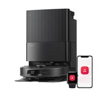 roborock Qrevo S Pro Robot Vacuum Cleaner with Mop, 18,500 Pa Suction, Upgraded from QV 35S, Anti-Tangle, Smart Obstacle Avoidance, Custom Carpet Strategy, 75°C Mop Self-Cleaning, All-in-One Dock