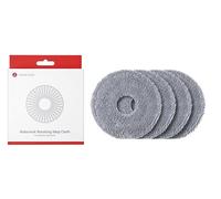 roborock QV 35S Washable Vacuum Mop Cloths, Compatible with roborock QV 35S/QV 35A Robotic Vacuums, Washable and Reusable Soft Mopping Pad Replacement Accessories - 4 Pcs