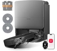 roborock Saros 20 Set Robot Vacuum Cleaner with Mop, 36,000 Pa Suction, 3.46 in Double-Layer Threshold, Zero-Tangling, Ultra-slim, StarSight Autonomous 2.0, DirTect Technology, 100°C Hot-Water Care