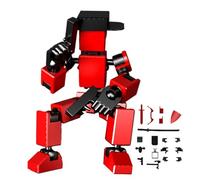 Robot Action Figure Changeable Robot 3D Printed Action Figure Set