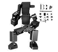 Robot Action Figure - Movable Versatile Hero Flexible 3D Printed | Changeable Model Set For Painting | Stop Motion Animation Photography Props | Desktop Decoration DIY Assembly Toy, 5x9.5cm