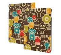Robot and Monsters Compatible with ipad 9th/8th/7th Generation Case - Compatible with ipad 10.2 Case, Tablet Case Cover Compatible with ipad Cover Case with Sturdy Tripod Function