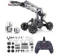 Robot Arm, STEM Toys for Boys Girls, 2-in-1 Smart Robot Car Kit with 4-DOF, Robotic Arm for Kids, Education Projects Set Gifts for 8 9 10 11 12 Years Old Teens, Building Experiment Robotics