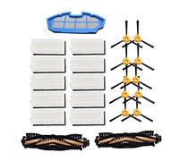 Robot Aspirador/Fit For Conga Excellence Robot Cleaner Parts Side Brush HEPA Filter Kit/Fit For Recambios/Fit For Conga Excellence 990 Sweeping Robot Set (Color : 23pcs)