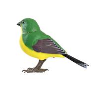 Robot Bird Singing And Chirping Bird Toy Simulate The Chirping Of Birds Battery Operated Realistic Singing Chirping Birds For Home Decoration Light & Voice Control (Without Battry) (Green, One Size)
